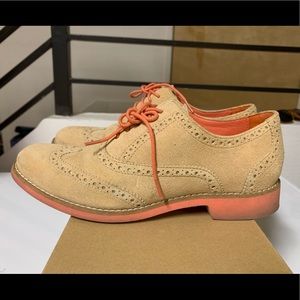 Women's Suede Cole Haan Wingtips